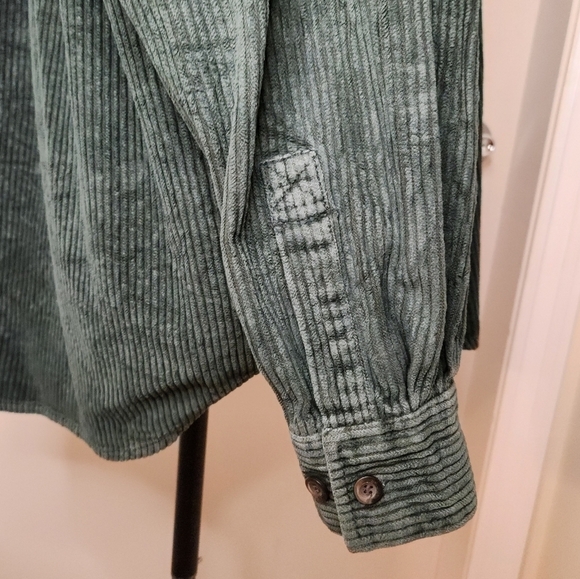 90s Green Corduroy Overshirt - Picture 10 of 14